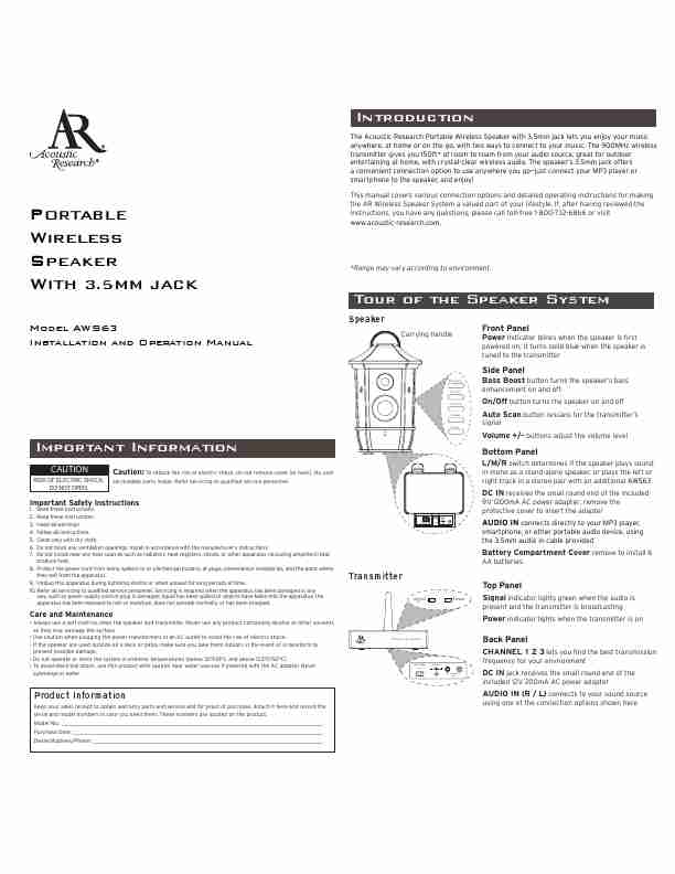 Acoustic Research Home Theater System AWS63-page_pdf